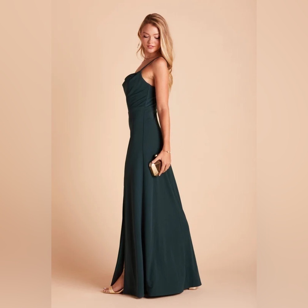 NWT Birdy Grey Ash Dress in Crepe Emerald - Picture 2 of 7